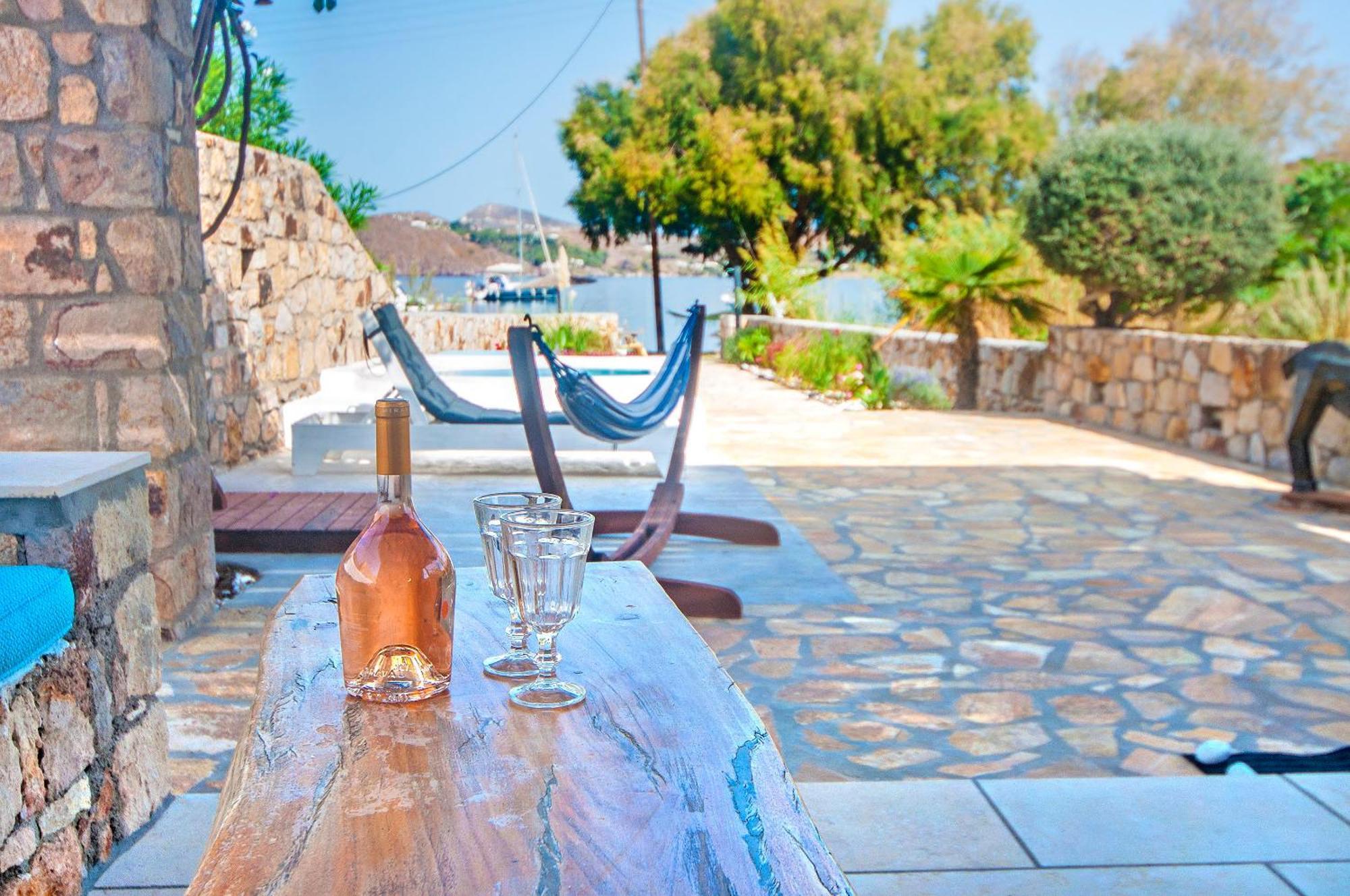 سكالا Patmos Exclusive Villas الغرفة الصورة