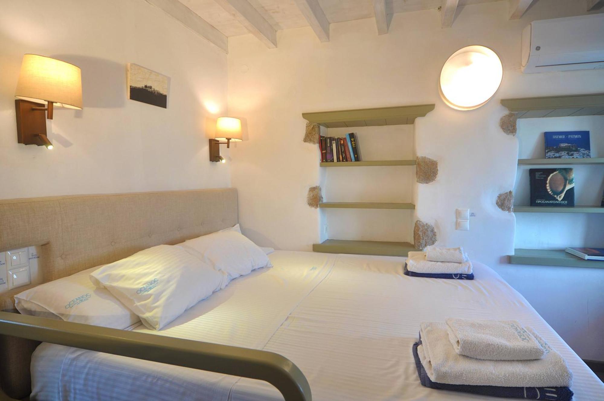 سكالا Patmos Exclusive Villas الغرفة الصورة