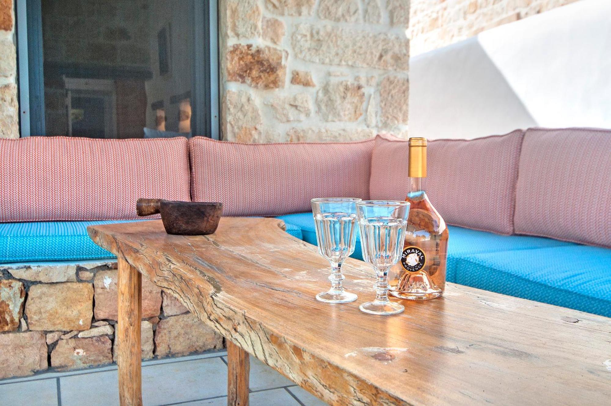 سكالا Patmos Exclusive Villas الغرفة الصورة