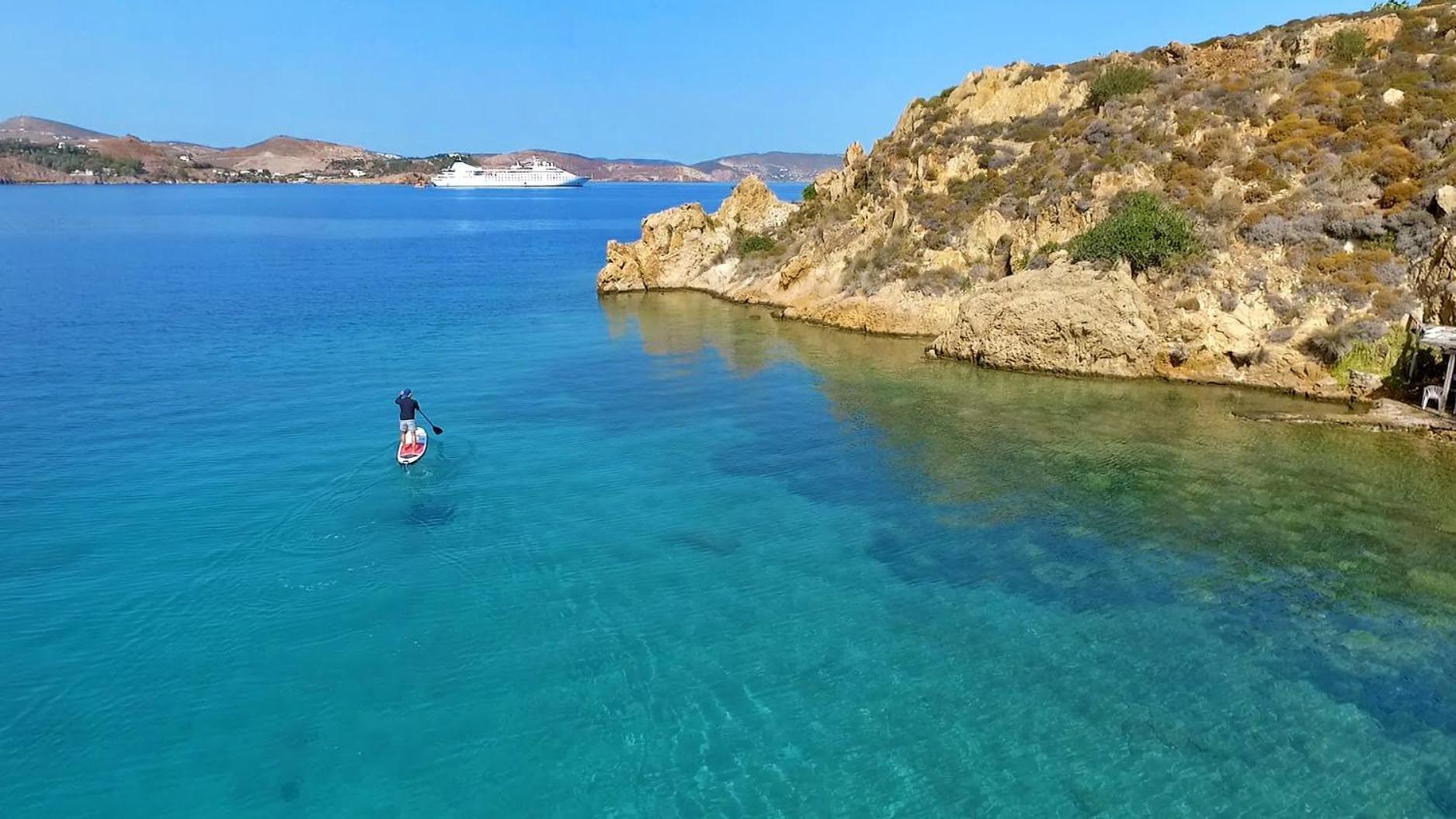 سكالا Patmos Exclusive Villas الغرفة الصورة