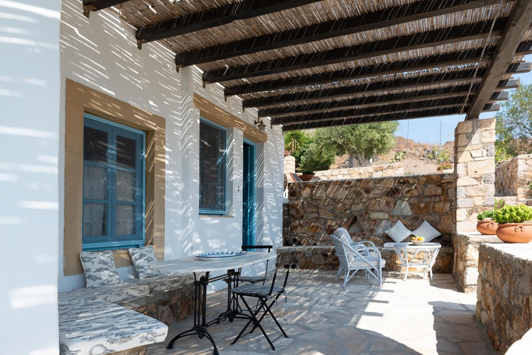 سكالا Patmos Exclusive Villas الغرفة الصورة